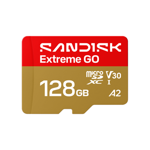 Sandisk Extreme Go Microsd Uhs-I 128Gb Microsd 240Mb/S(R) / 120Mb/S(W)