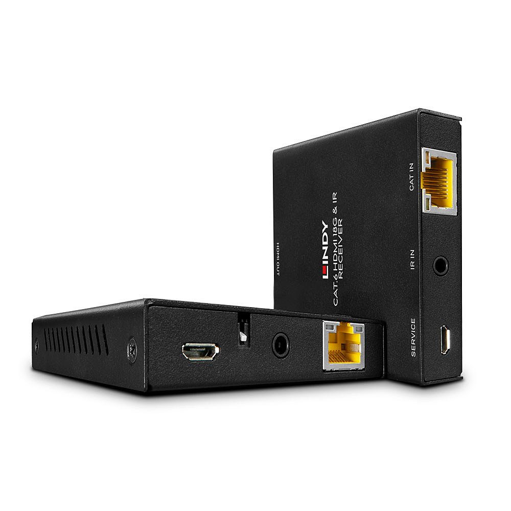 Lindy 38205 Extensor Audio/Video Transmisor Y Receptor De Señales Av Negro
