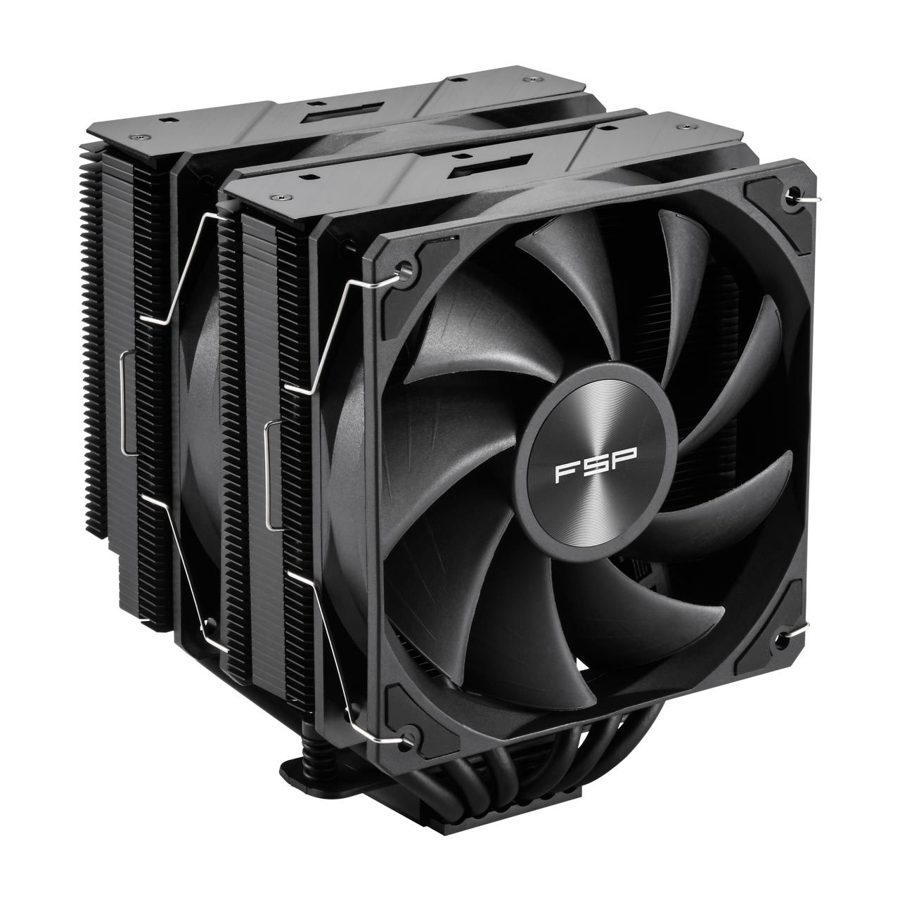 Fsp Refrigeraciones De Aire Intel Lga 1851/1700/1200 AMD Am4/Am5 120 Mm Black Top Cover High-Performance Quiet Pwm