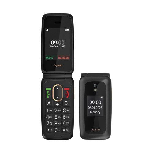 Gigaset Gl795 7,11 Cm (2.8") 142 G Negro Teléfono Para Personas Mayores