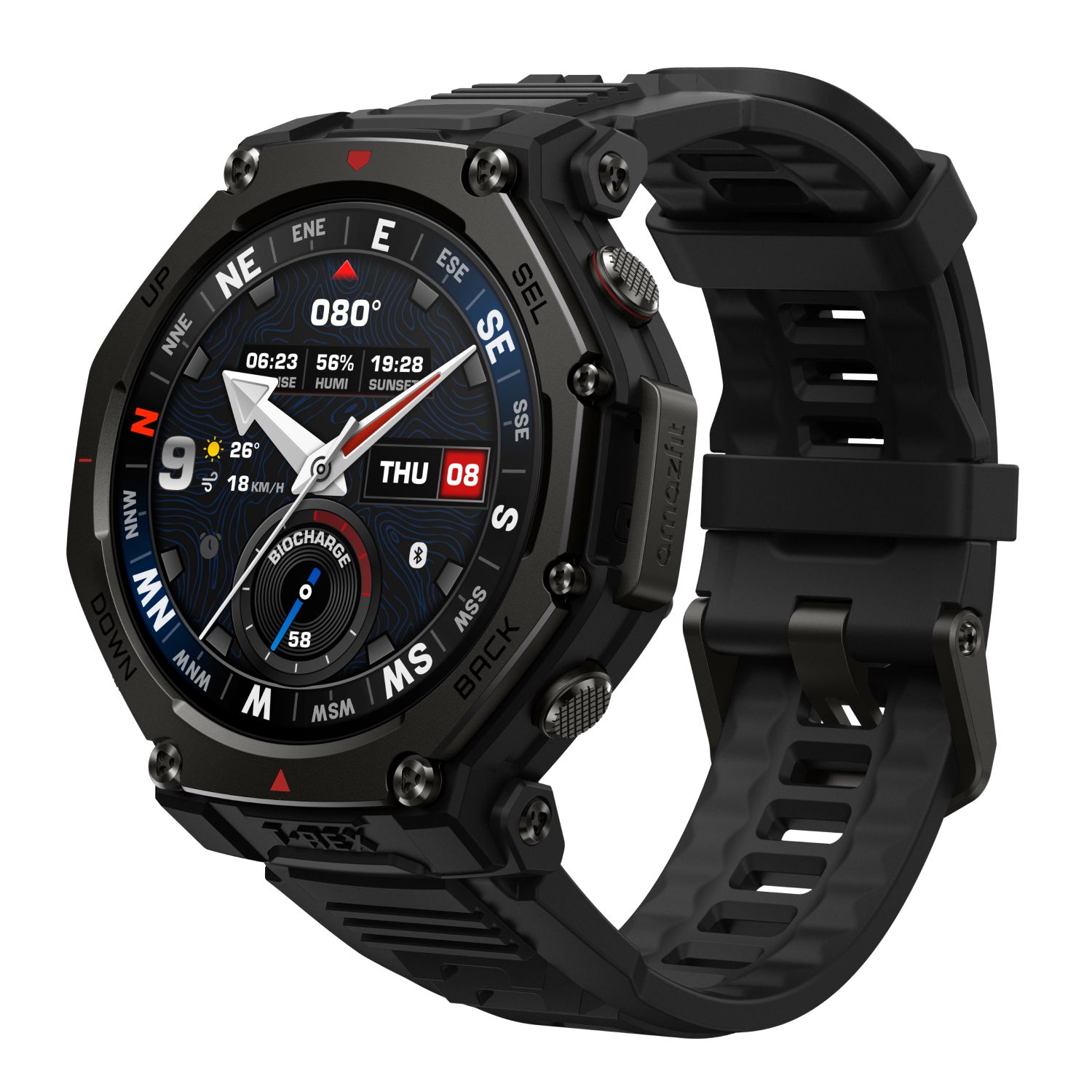 Amazfit T-Rex Pro 44 Mm Tactical Black