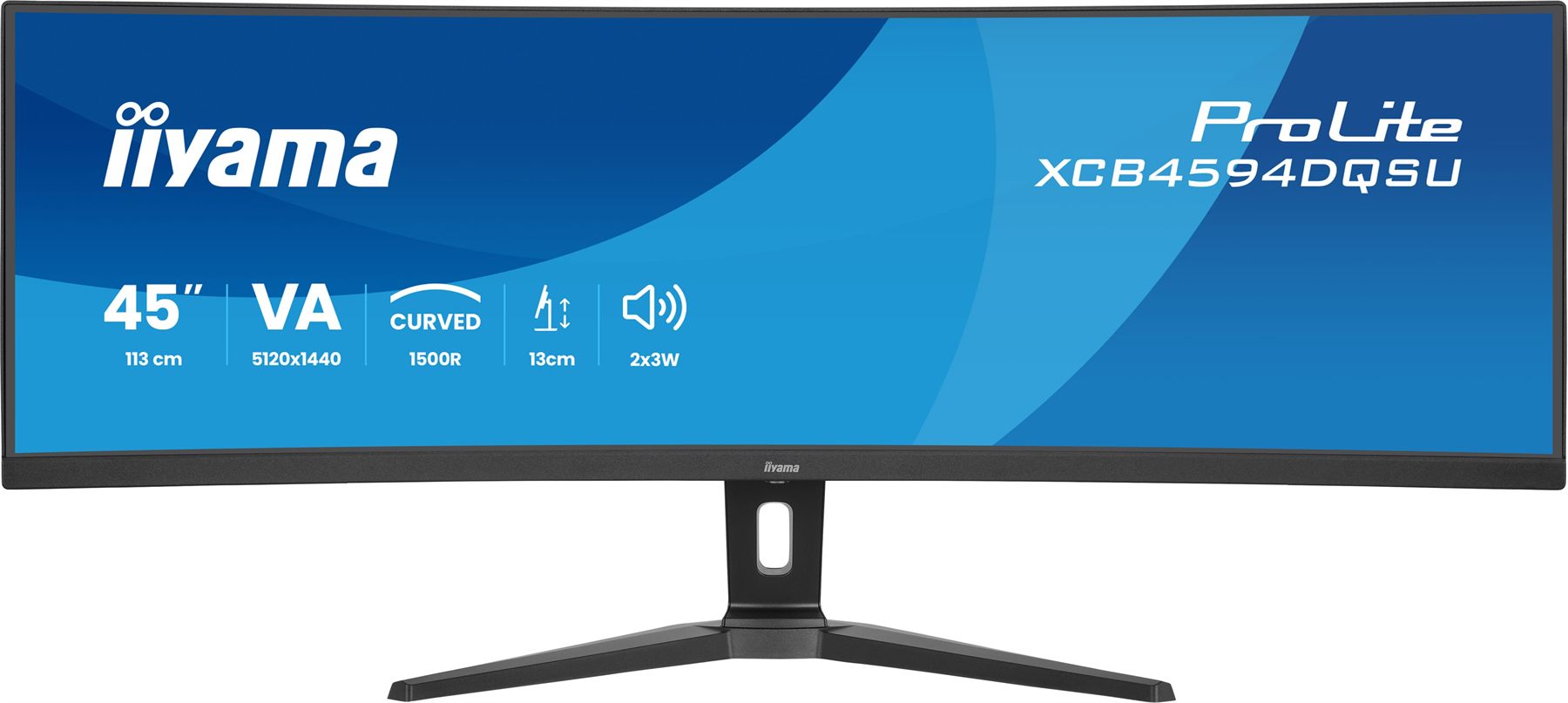 Monitor Iiyama Pantalla Curva Para Pc 113 Cm (45") 5120 X 1440 píxeles Dual QHD Led Panel Va USB-C HDMI DisplayPort