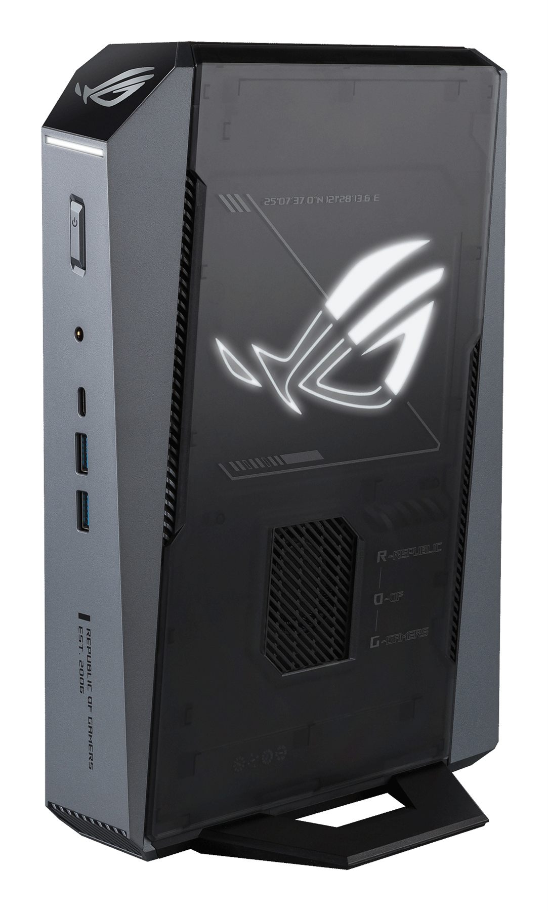 Asus Rog Gr70 -N90043an AMD Ryzen 9 8940Hx 16 GB DDR5-SDRAM 1 TB SSD Nvidia GeForce RTX 5070 Laptop GPU Windows 11 Home Mini PC PC Negro