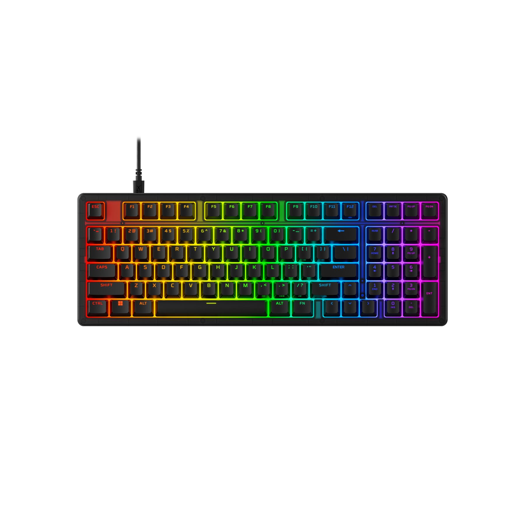 Hyperx Origins 2 1800 Teclado Juego USB Negro