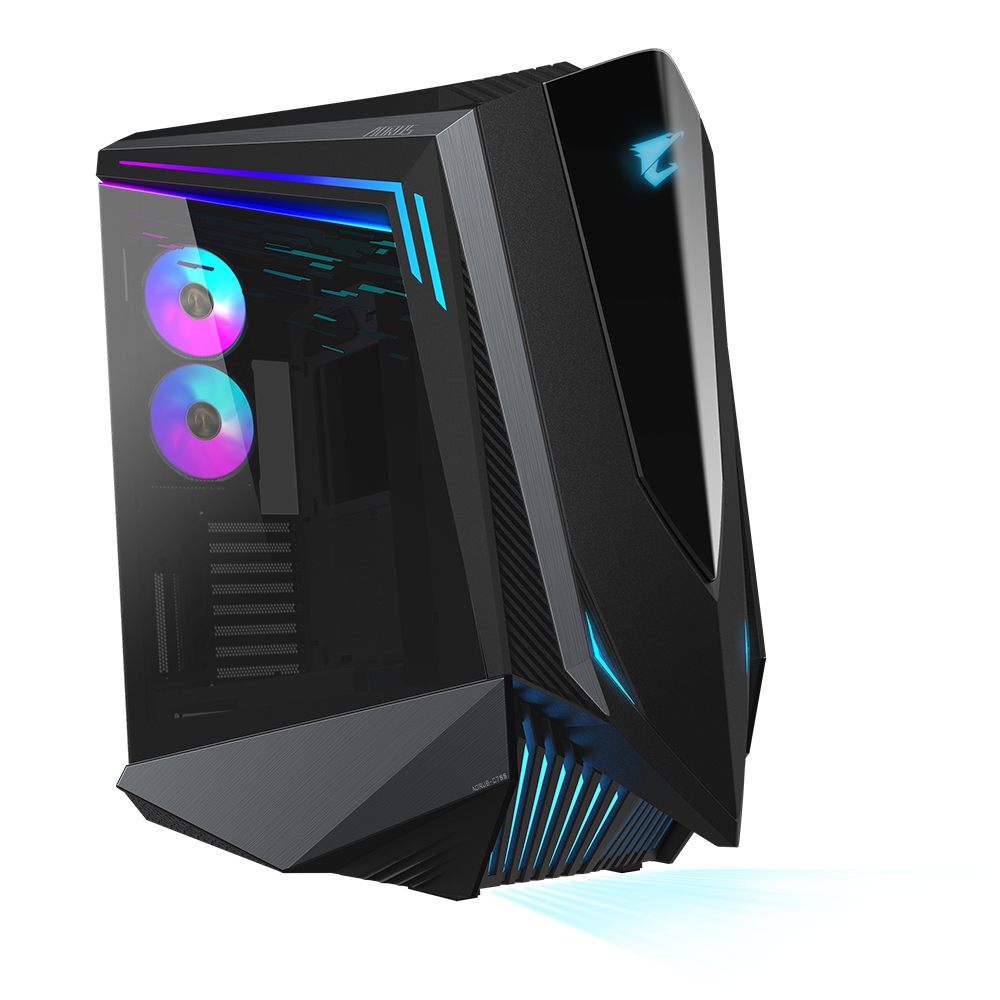 Caja Gigabyte Aorus C700 Glass,Torre,3.5“/2.5”X4+2.5”X6,F:120Mmx3+R:120Mmx2,HDMI,Usb3.0X3+Type Cx1,Rgb,Negra+Ventana Transparente (GB-Ac700g)