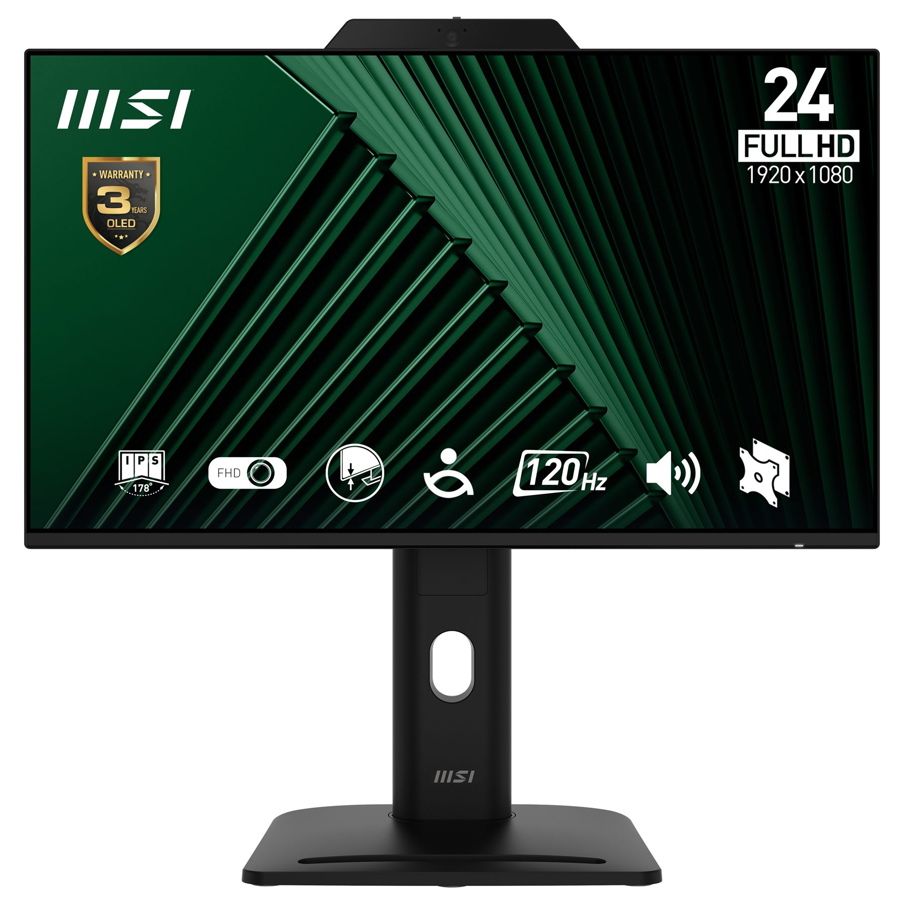 MSI Pro Mp242pmg Pantalla Para PC 60,5 Cm (23,8") 1920 X 1080 píxeles Full HD Lcd Negro