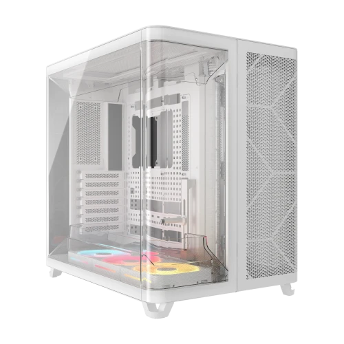 Corsair Air 5400 Lx-R Rgb Icue Link Midi Tower Blanco