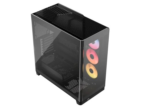 Corsair 4500X Rs-R Argb Tempered Glass Mid-Tower, Black Midi Tower Negro