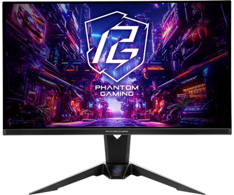 Asrock Pgo27qfv Pantalla Para Pc 68,6 Cm (27") 2560 X 1440 píxeles Quad HD QD-OLED Negro