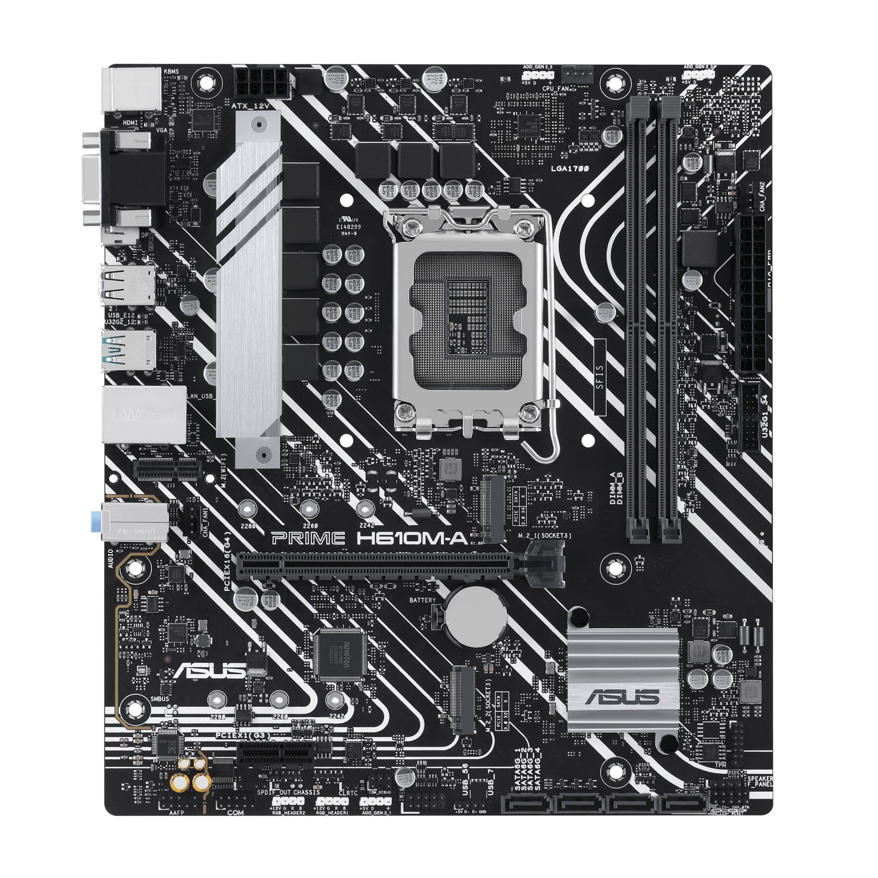 Asus Prime H610m-A-Csm Intel H610 Lga 1700 Micro Atx