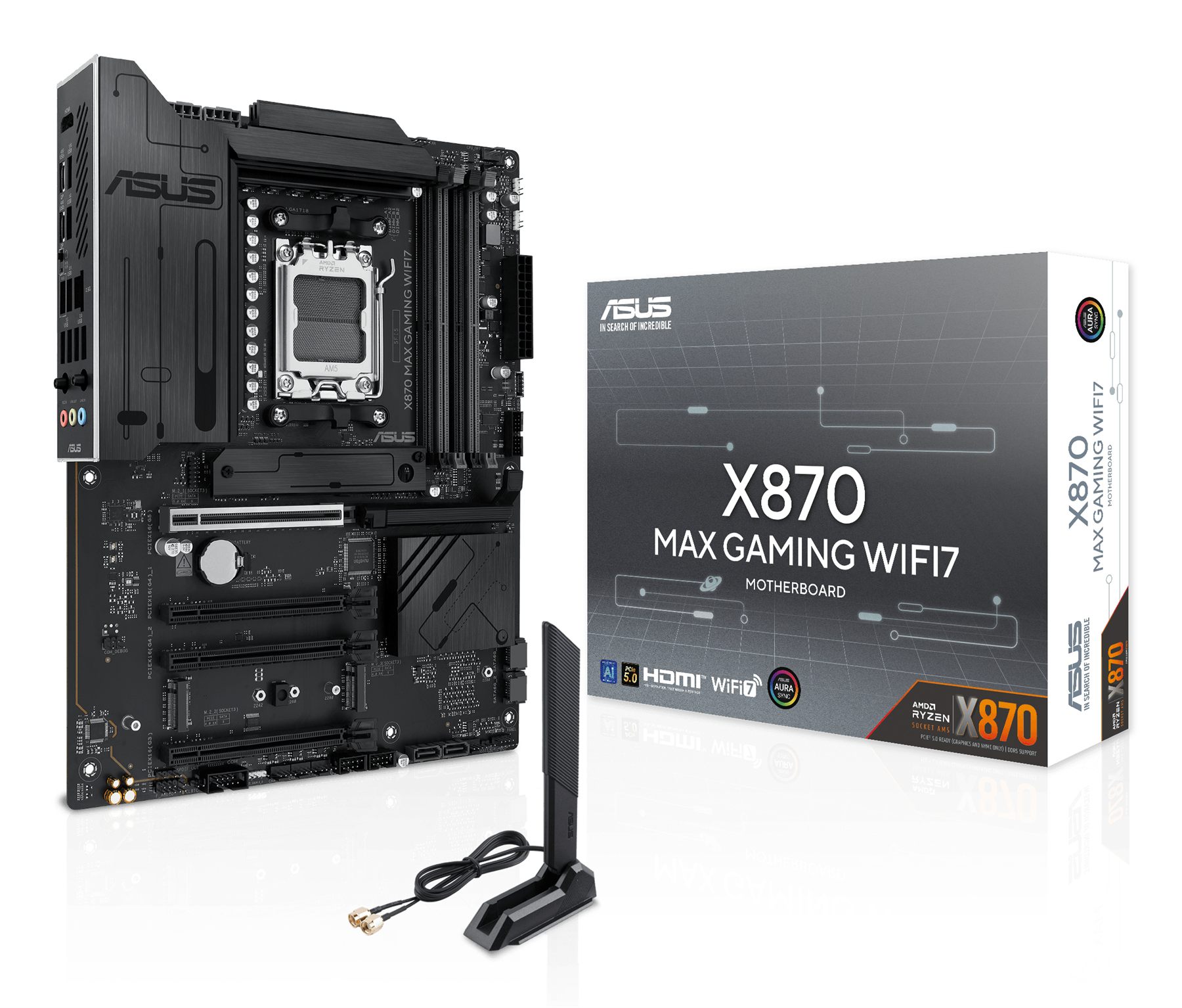 Asus X870 Max Gaming Wifi7 AMD X870 Zócalo Am5 Atx
