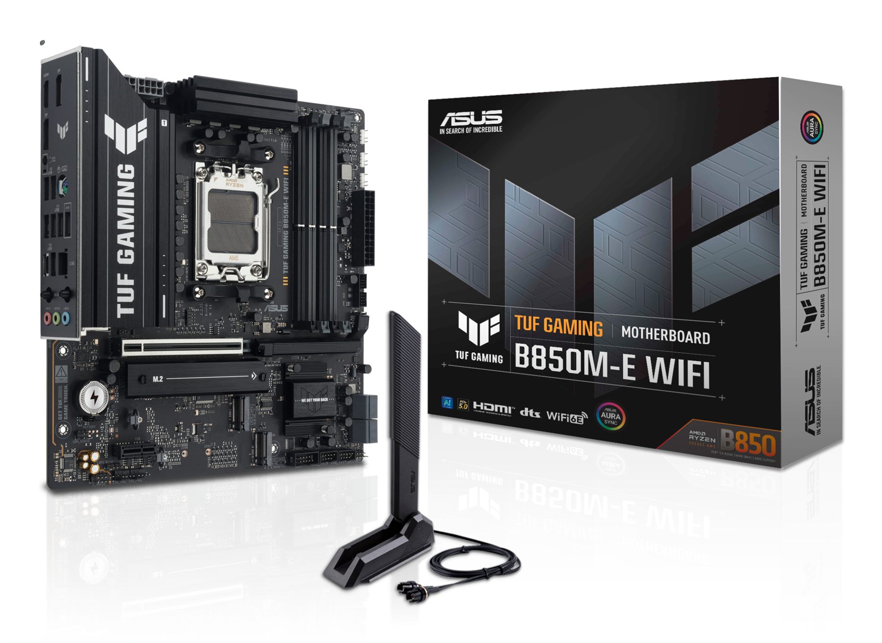 Asus Tuf Gaming B850m-E Wifi AMD B850 Zócalo Am5 Micro Atx