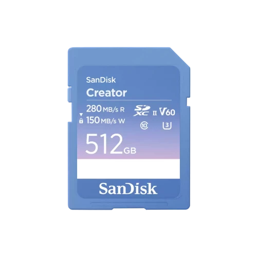 Tarjeta Sandisk Creator Sd Uhs-Ii​ 512 GB