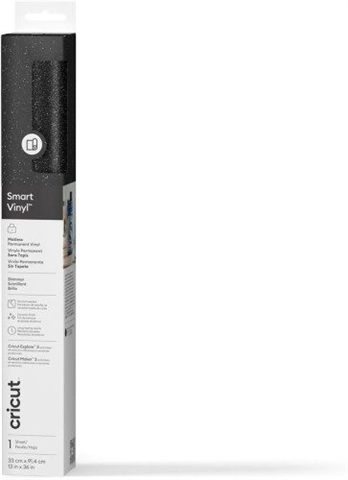 Cricut Smart Vinyl Permanent 33X91cm 1 Sheet (Shimmer Black)