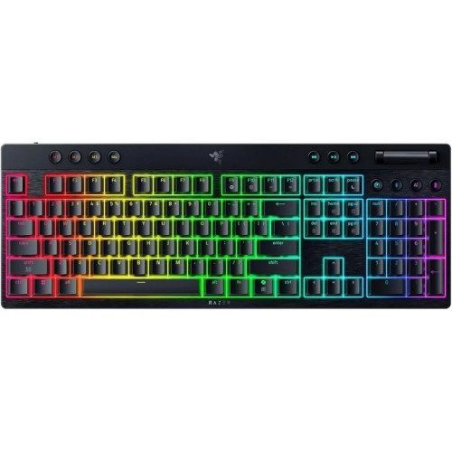 Razer Blackwidow V4 Low-Profile Hyperspeed Teclado Juego Usb + Rf Wireless + Bluetooth Qwerty Internacional De Ee.Uu. Negro