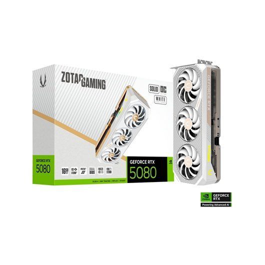Zotac Gaming GeForce RTX 5080 Solid Oc Nvidia 16 GB GDDR7