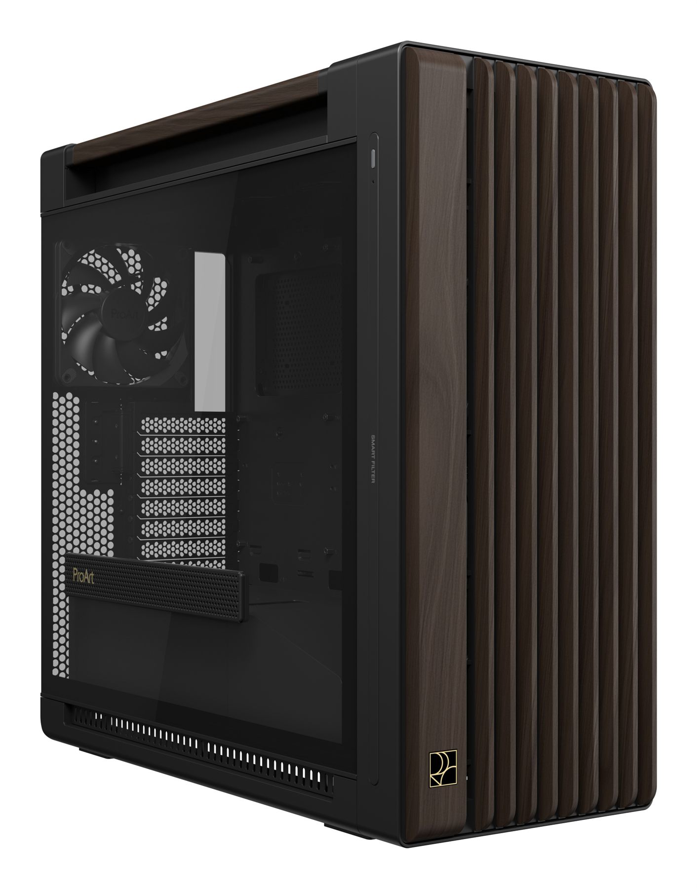 Caja Asus Proart Pa602 Walnut Wood Tg Pwm Modern Black
