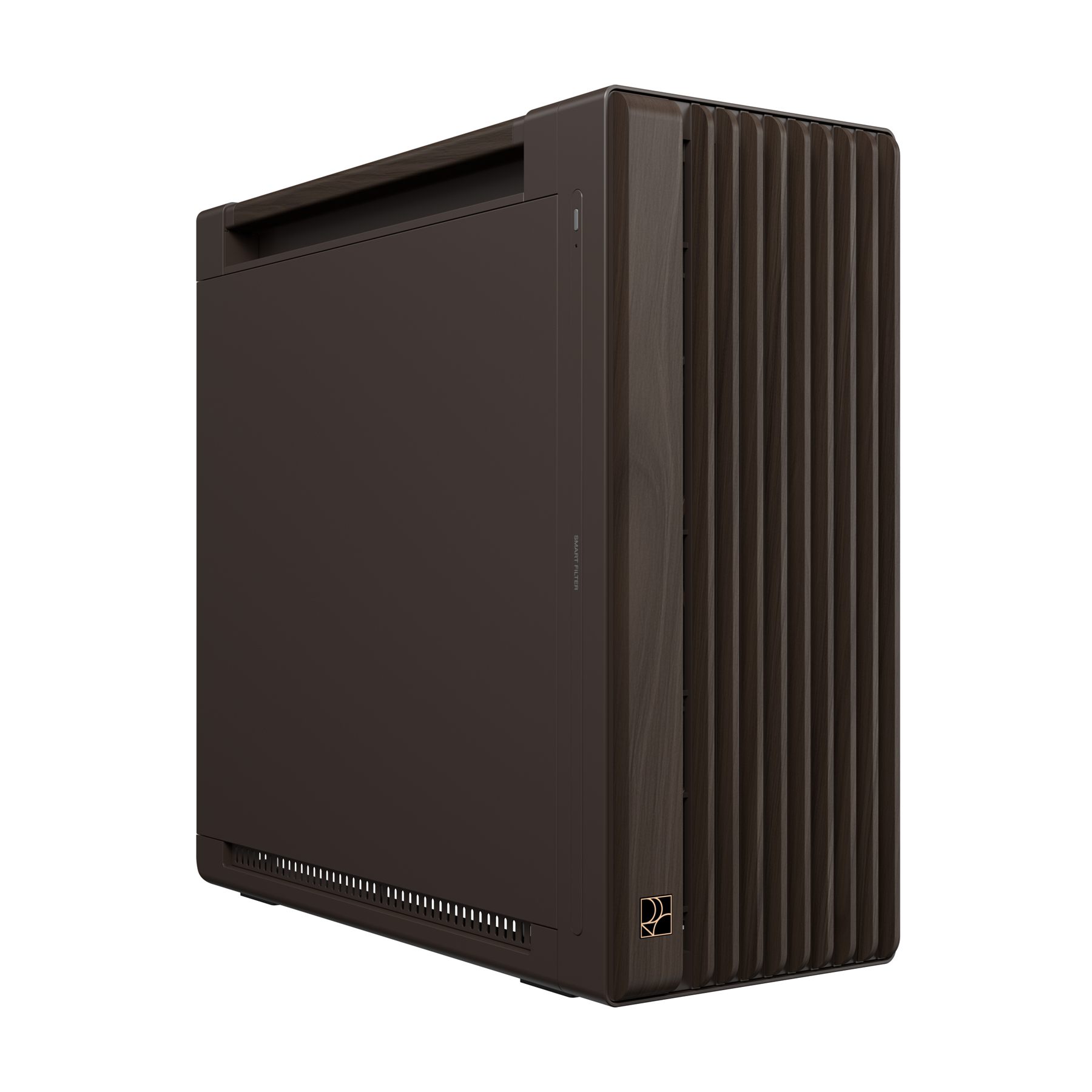 Caja Asus Proart Pa602 Walnut Wood Metal Pwm Retro Brown