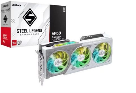 Vga Asrock Rx9060xt Sl 16Go,AMD,Rx9060xt,16 GB,GDDR6,128Bit,2Hdmi+2Dp (3 Ventiladores)