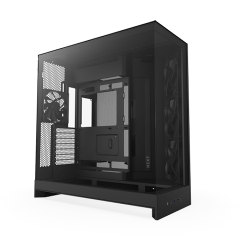 Caja Nzxt H9 Flow (2025) Dual-Chamber Mid-Tower Case - All Black