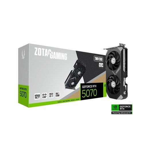 Zotac Gaming GeForce RTX 5070 Twin Edge Oc Nvidia 12 GB GDDR7