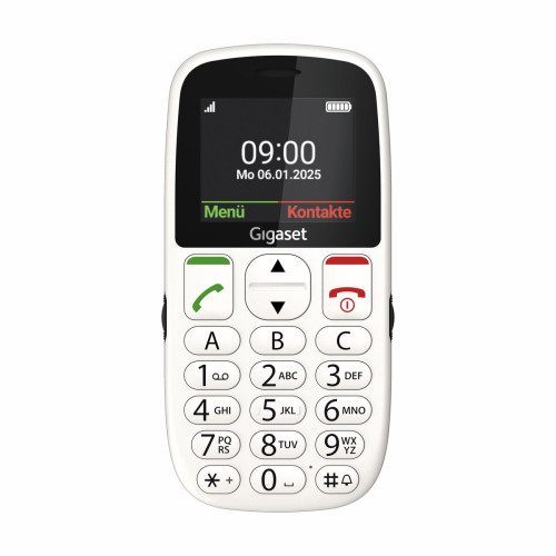 Gigaset Gl395 5,59 Cm (2.2") 90 G Blanco Teléfono Para Personas Mayores