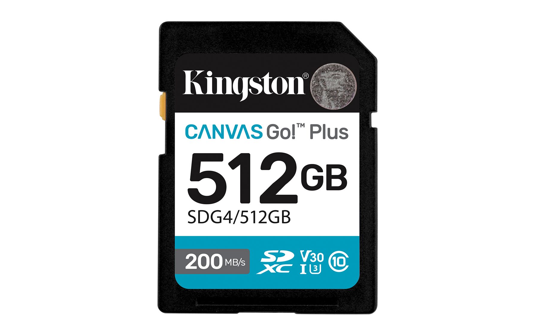 Kingston Technology 512 GB Sdxc Canvas Go Plus Gen4 200 MB/S C10 Uhs-I U3 V30