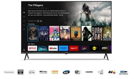Televisor Sharp 43"43Gk4245e Tivo Tv, 4K Ultra Hd, Smart Tv, Active Motion 400, Negro