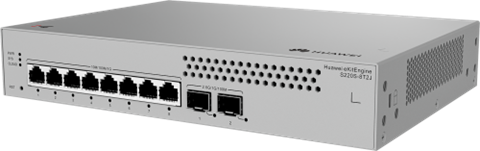 Huawei Data Communication,S220s 8T2j,S220s 8T2j,S220s 8T2j 8 10 100 1000Base T Ports, 2 2.5Ge Sfp Ports, Built In Ac Power, Fanless