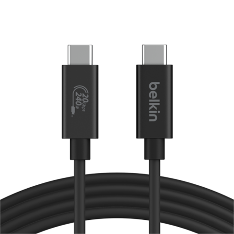Belkin Inz004bt2mbk Cable Usb Usb4 Gen 2X2 2 M Usb C Negro