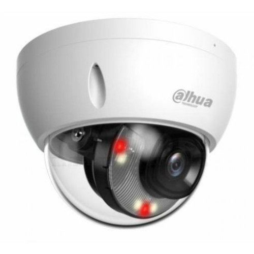 (Dh-Ipc-Hdbw2449ep-S-Il-0280B) Dahua Cámara Ip Domo Antivandálica Lite Wizsense Serie 2 4Mp H265 Led Ir Pal Wdr Ip67 Ik10 Starlight 2.8Mm