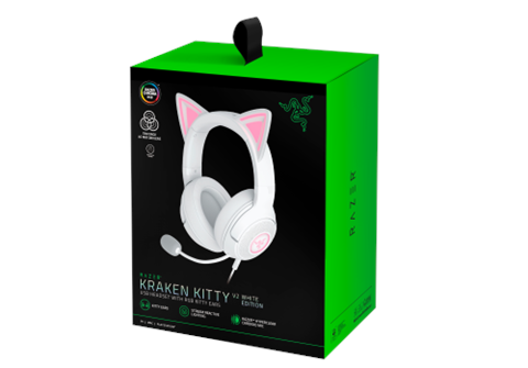 Auriculares Razer Kraken Kitty V2 Bt Blanco (Rz04-04860600-R3m1)