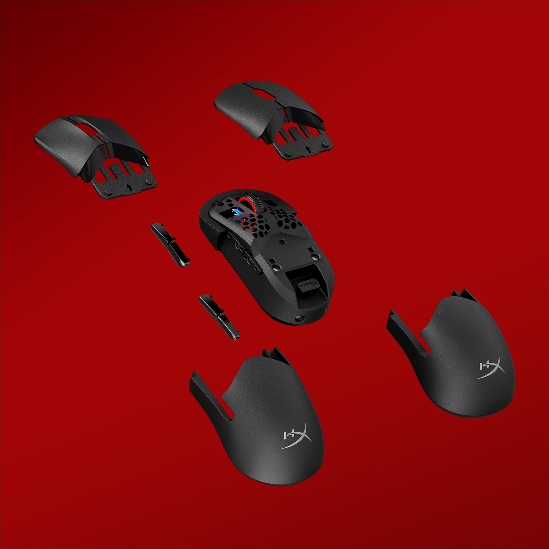 Hp Hyperx Pulsefire Saga Pro: Ratón Gaming Inalámbrico (Negro)