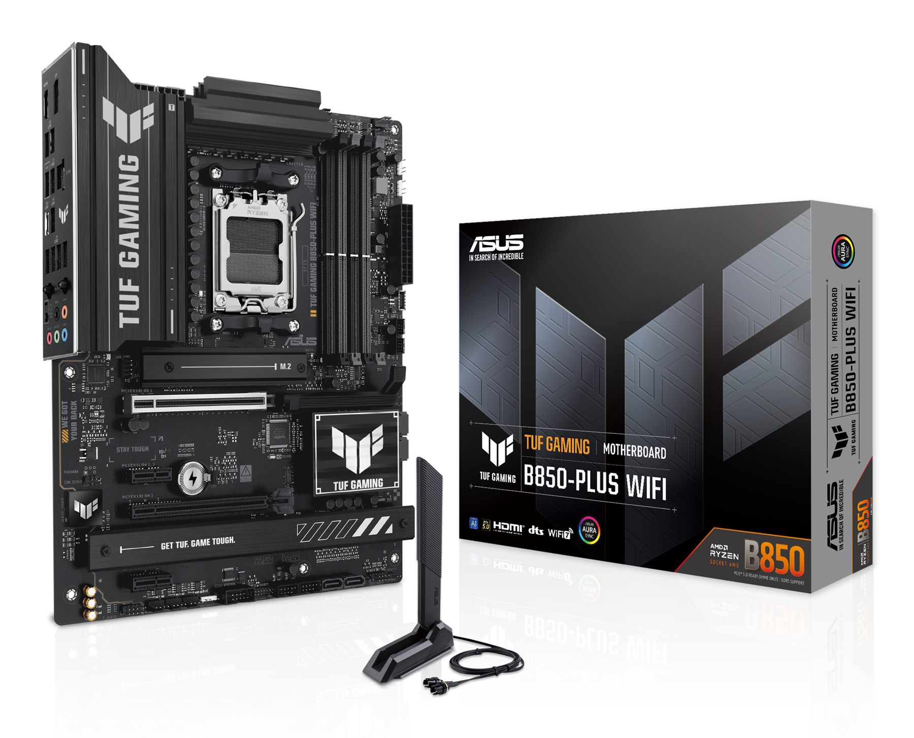 Asus Tuf Gaming B850-Plus Wifi AMD B850 Zócalo Am5 Atx