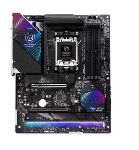 Placa Asrock X870 Riptide Wifi,AMD,Am5,X870,4Ddr5,256 GB,2Usb4+HDMI,4Sata3,3M.2,2Usb4,9Usb3.2,1Usb Type-C,Lan2.5 GB,Wifi7+Bt,Atx