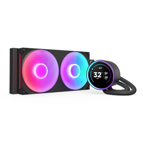 Nzxt Kraken Elite 280 Rgb Procesador Sistema De Refrigeración Líquida Todo En Uno 14 Cm Negro 1 Pieza(S)