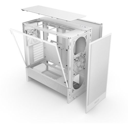 Caja Nzxt H5 Flow (2024) White Cc-H52fw-01