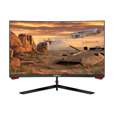 (Dhi-Lm24-E230c-A5-V2) Dahua Monitor Gaming Curvo 24" FHD Eled / 1920*1080 / 300Cd/M2 / 165Hz / H178/V178 / Wide Color Gamut / HDMI×2 / Dp / Audio Out