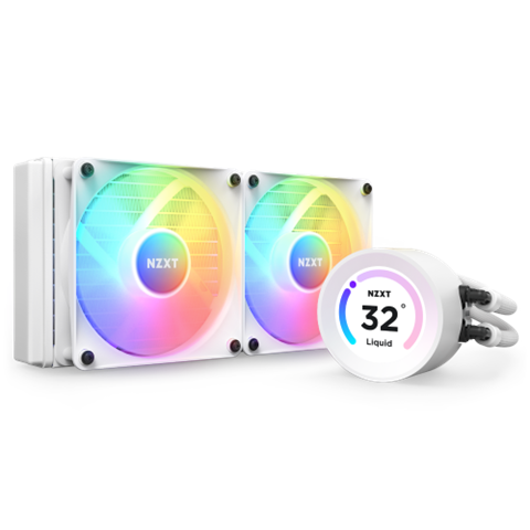 Nzxt Kraken Elite 240 Rgb Procesador Sistema De Refrigeración Líquida Todo En Uno 12 Cm Blanco 1 Pieza(S)