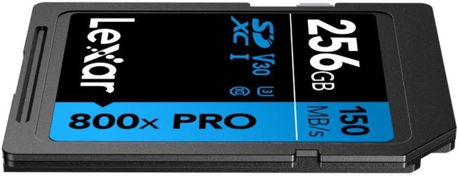 Lexar 256Gb Professional 800X Pro Sdxc Uhs-I Cards,  Up To 150Mb/S Read 45Mb/S Write C10 V30 U3