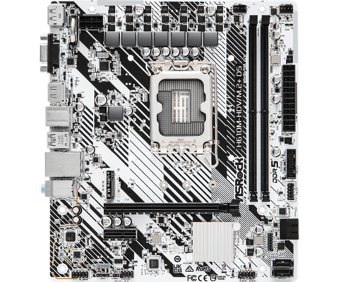 Asrock H610m-Hdv/M.2+ D5 Intel H610 Lga 1700 Micro Atx