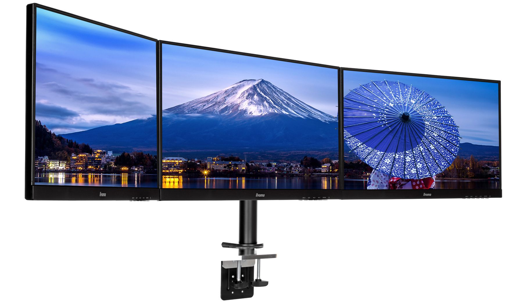 Iiyama Desk Mount 68,6 Cm (27") Negro Escritorio