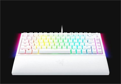 Teclado Razer Blackwidow V4 75% Blanco (Usa) (Rz03-05001700-R3m1)