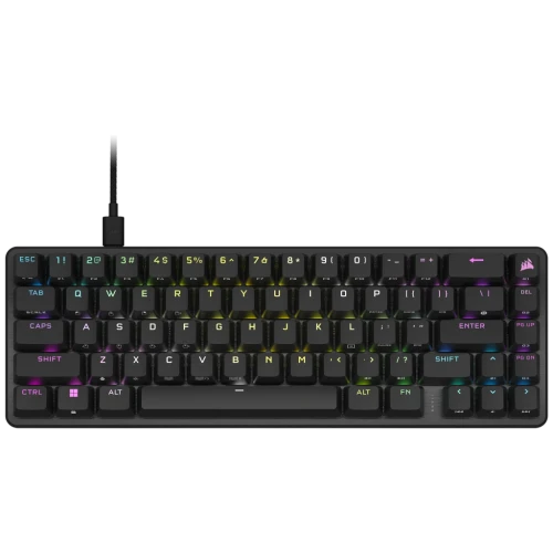 Corsair Ch-91A401a-Es Teclado Usb Qwertz Español Negro