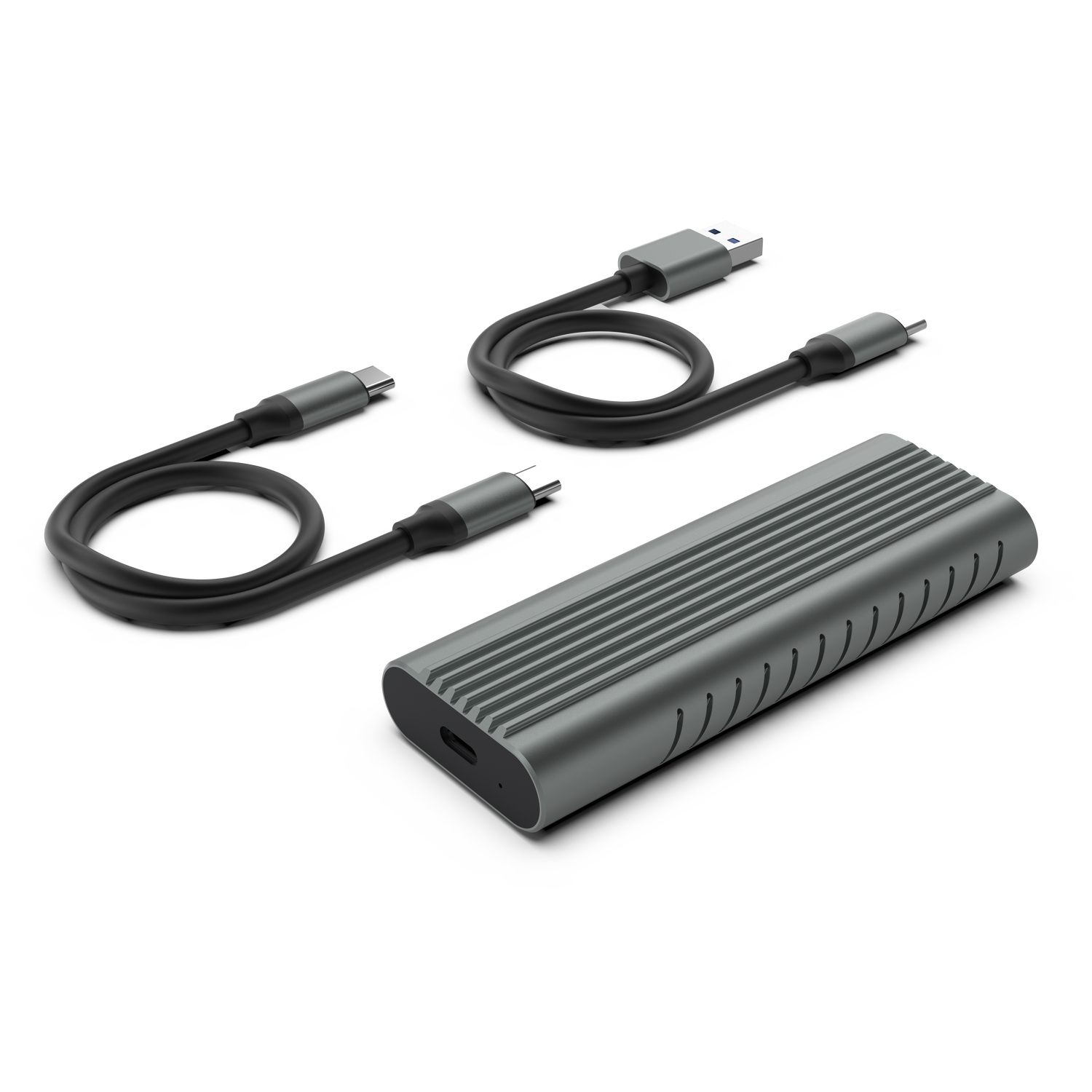 Ewent Ew7025 Caja Para Disco Duro Externo Caja Externa Para Unidad De Estado Sólido (SSD) Gris M.2