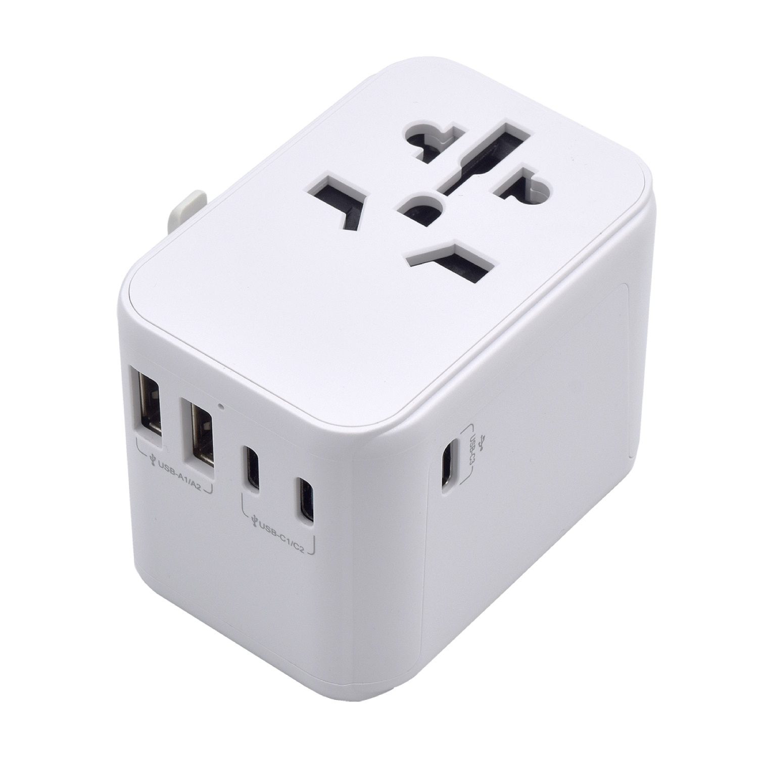 Ewent Ew1470 Adaptador De Enchufe Eléctrico Universal Blanco