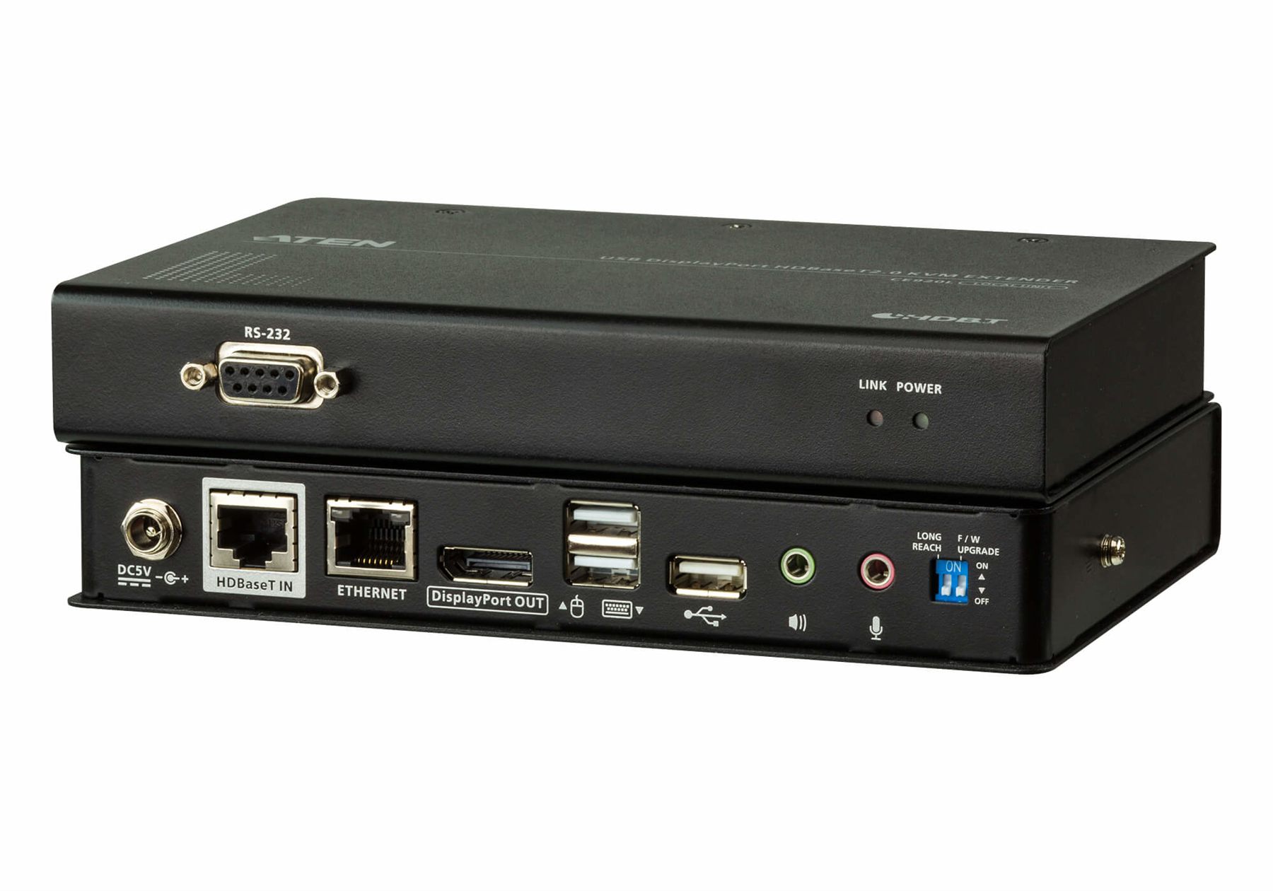 Aten USB DisplayPort Hdbaset 2.0 Kvm Extender (4K Up To 100M) (Cp5)