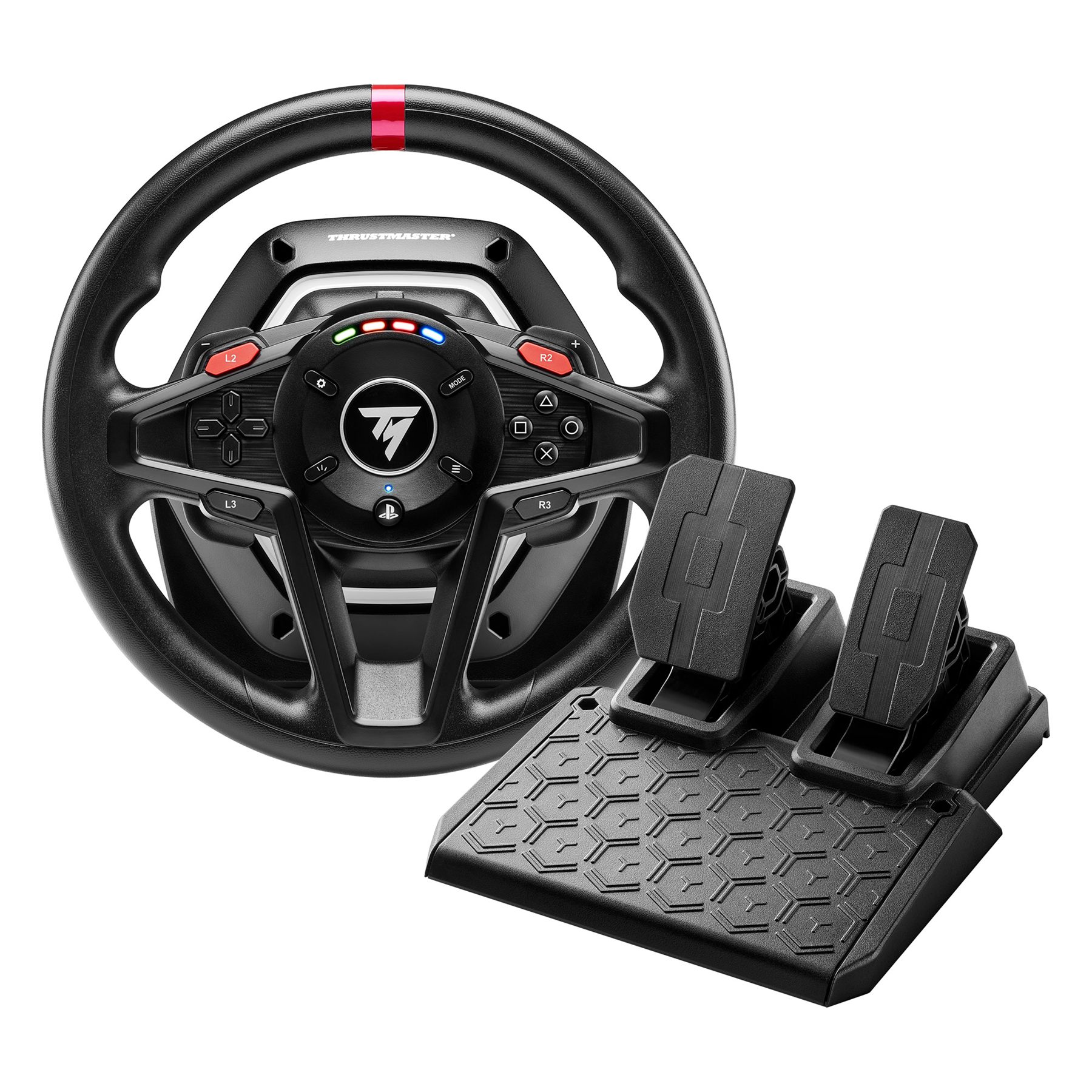 Thrustmaster Volante + Pedales T128 Para Ps5 / Ps4 / PC