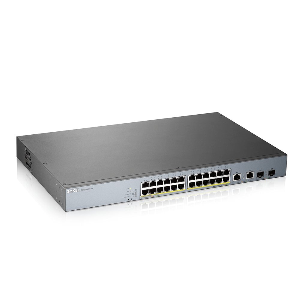 Zyxel Gs1350-26Hp-Eu0101f Switch Gestionado L2 Gigabit Ethernet (10/100/1000) Energía Sobre Ethernet (Poe) Gris