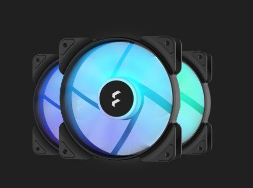 Fractal Ventilador Caja Aspect 12 Series Rgb Pwm 120Mm Marco Negro Pack 3 Unid (Fd-F-As1-1207)